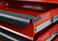 Cassetta portautensili resistente rossa del Governo di strumento del metallo di stoccaggio sulle ruote chiudibili a chiave