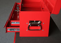 Piccolo rosso/nero/cassetta portautensili impermeabile blu con la maniglia, cassetta degli attrezzi dei meccanici