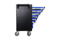 Carrello a 36 pollici 770x460x887mm mobile del Governo del carretto della cassetta degli attrezzi di 7 cassetti con il blu della porta
